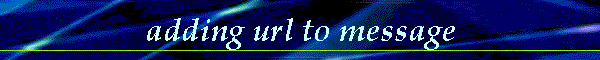 adding url to message