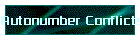 Autonumber Conflicts