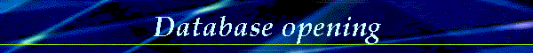 Database opening