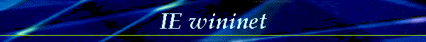 IE wininet