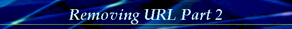 Removing URL Part 2