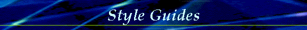 Style Guides