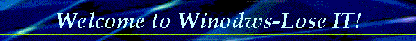 Welcome to Winodws-Lose IT!